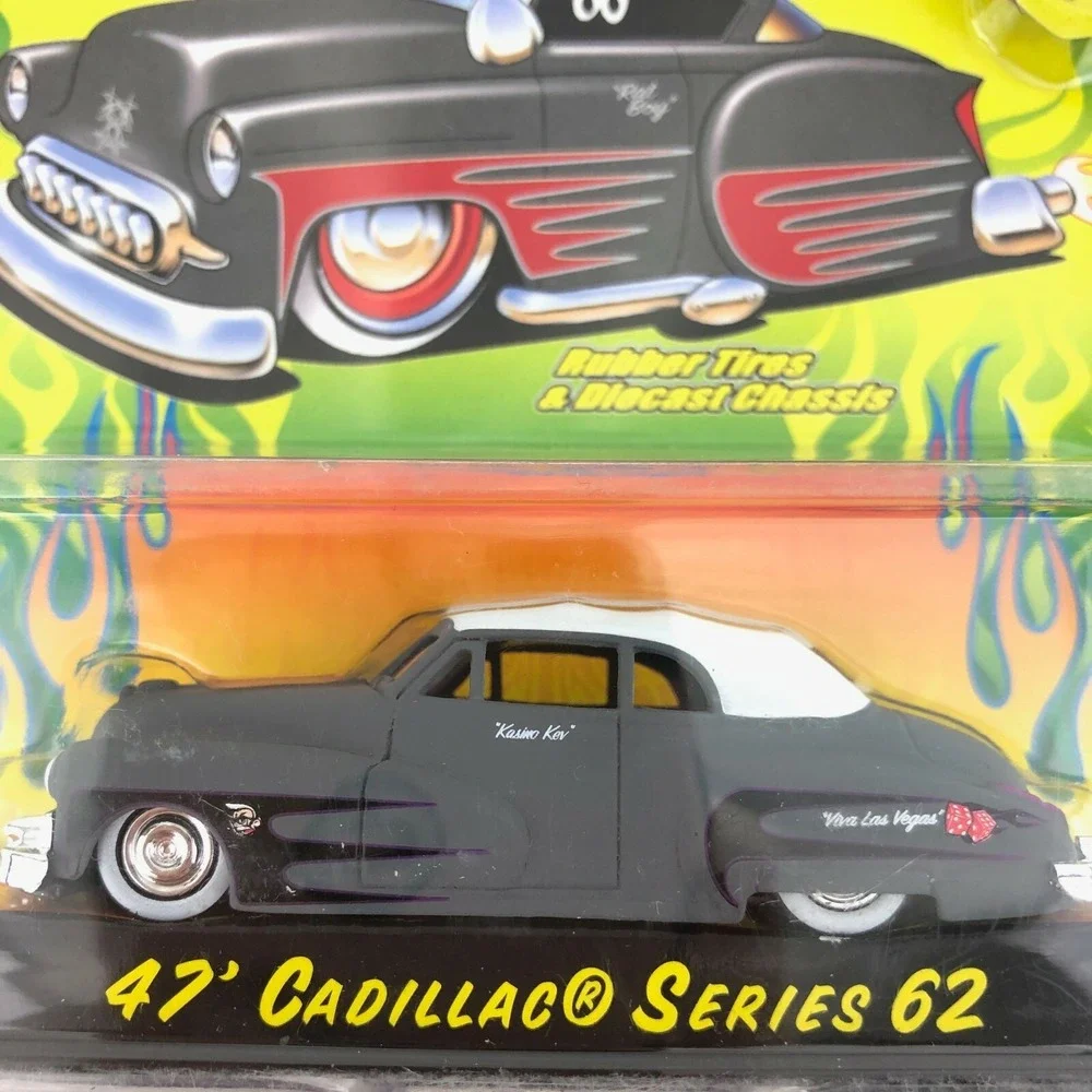 Jada Road Rats 1947 47‎ Cadillac Series 62 Car Gray Die Cast 1/64 Scale